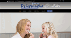 Desktop Screenshot of drdeleonardis.com